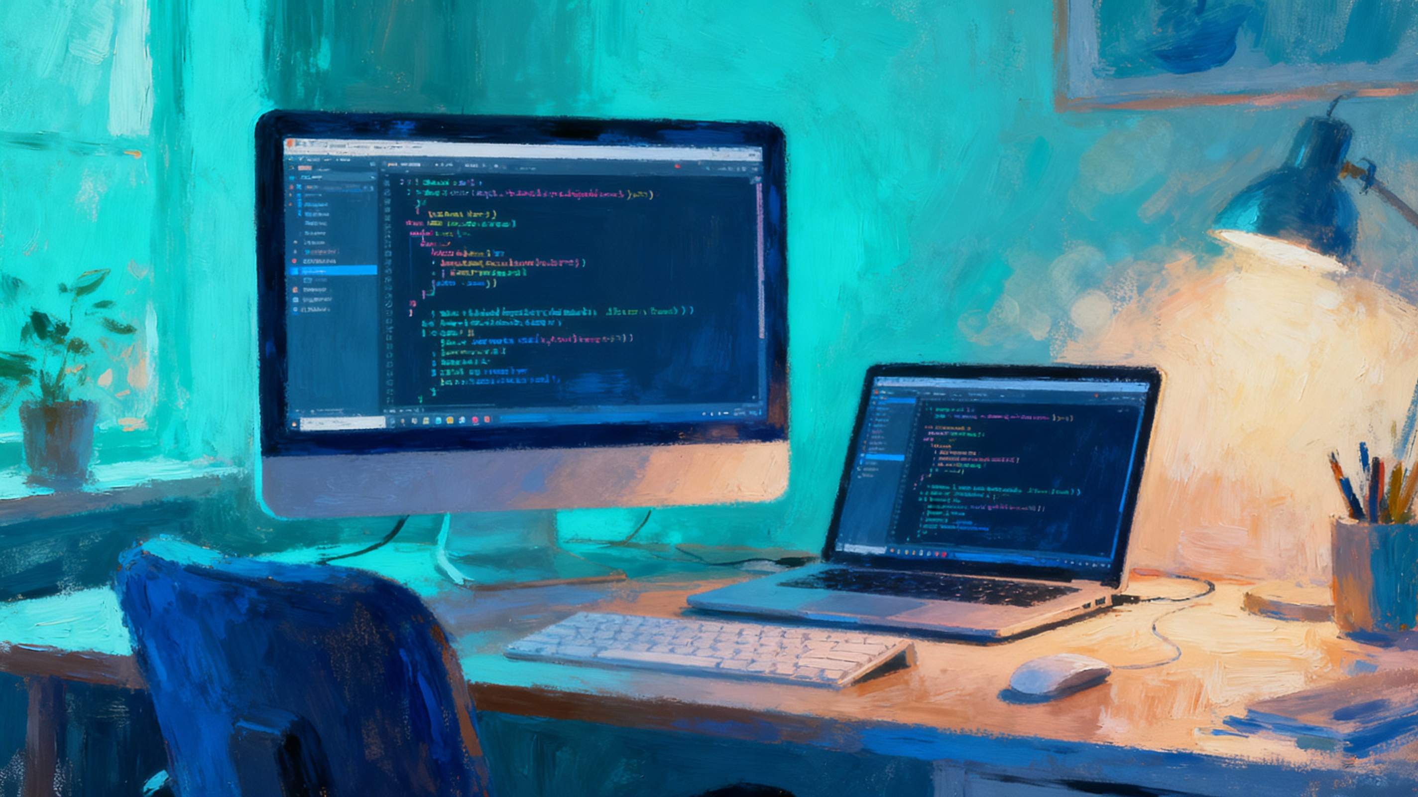 Developer building a managed platform
